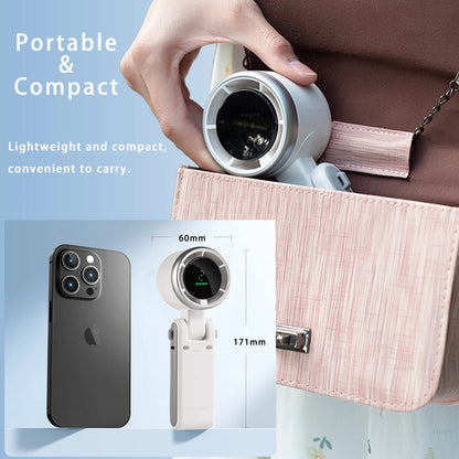 Portable Mini Fan 3600Mah Rechargeable Battery